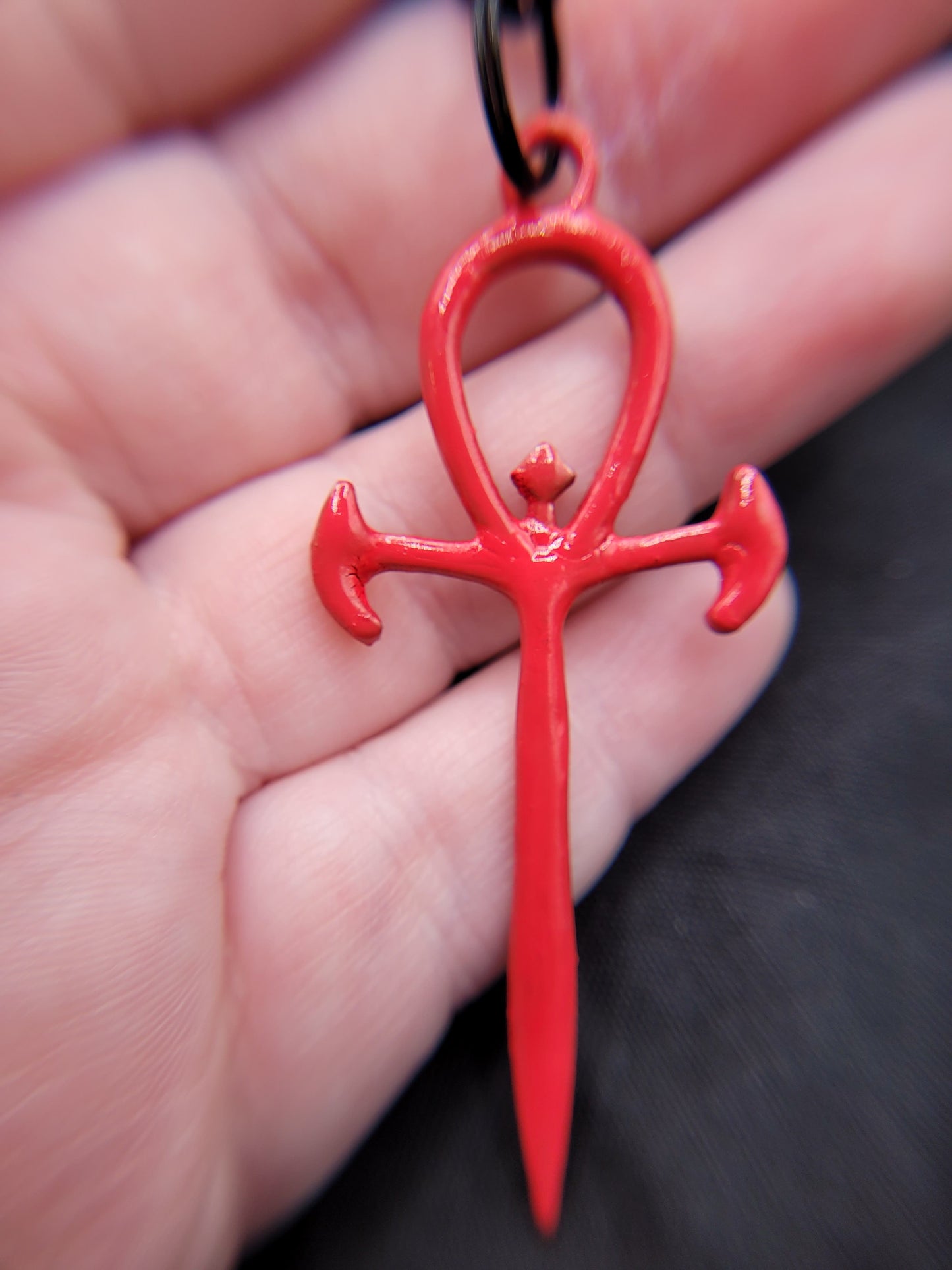 Goth Vampire: The Masquerade VTM VTMB RPG Camarilla Ankh Charm Pendant Necklace