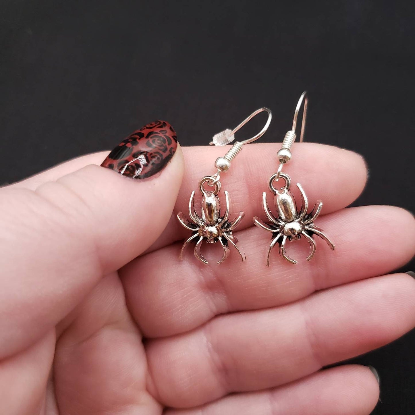 Spooky Little Spider Dangle Earrings